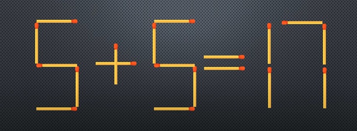 Thử tài IQ: Di chuyển một que diêm để 2-3=1 thành phép tính đúng - Ảnh 4. Thử tài IQ: Di chuyển một que diêm để 2-3=1 thành phép tính đúng - Ảnh 4.