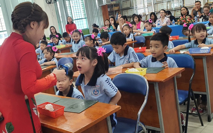 Tiết học mở ở Trường THCS Ngô Tất Tố, TP.HCM - Ảnh 7.