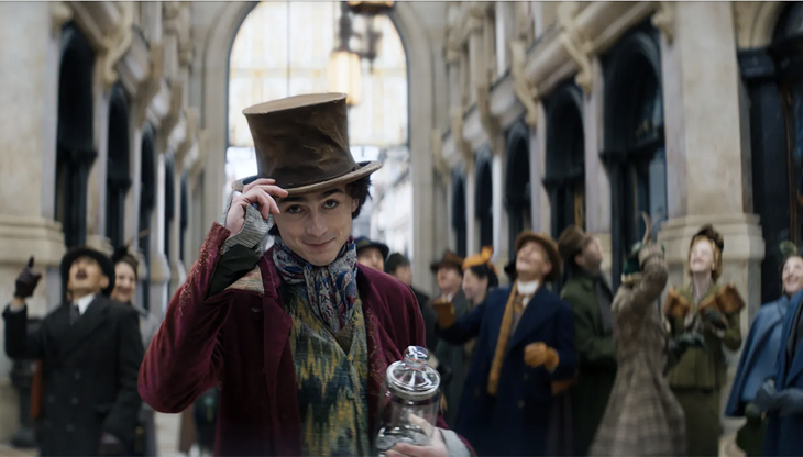 Wonka cùng Timothée Chalamet mang sự ngọt ngào đến cho mọi người sau một năm mỏi mệt - Ảnh: IMDb