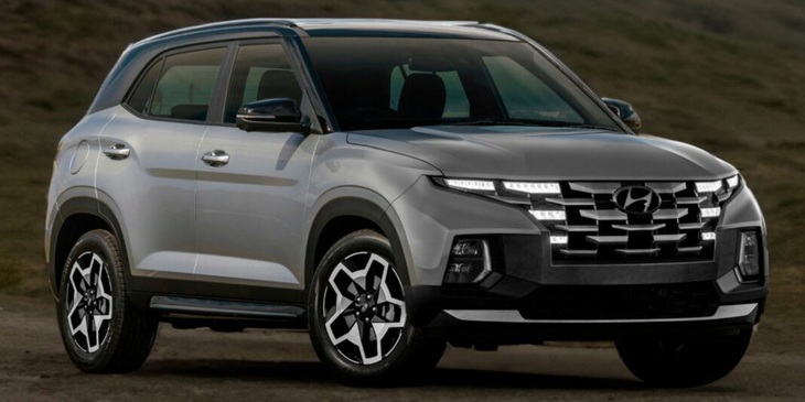 Một bản phác thảo Hyundai Creta 2025 khác, lần này tới từ Hàn Quốc - Ảnh: KdesignAG