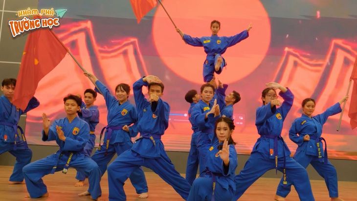 Màn trình diễn vovinam đặc trưng của Trường đại học FPT Cần Thơ