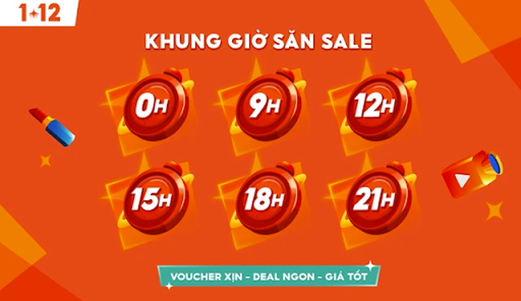 Ghi nhớ 6 khung giờ vàng săn deal ngập tràn của Shopee để không bỏ lỡ cơ hội mua sắm hứng khởi và tiết kiệm chi phí dịp cuối năm.