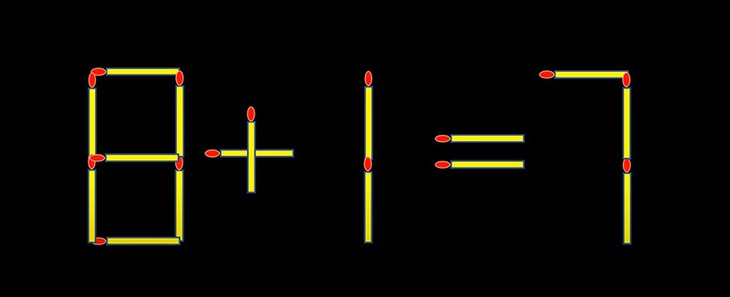 Thử tài IQ: Di chuyển một que diêm để 9+9=4 thành phép tính đúng- Ảnh 5.