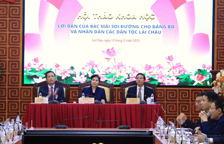 Lai Châu đạt nhiều thành tựu sau 70 năm học tập và làm theo thư Bác Hồ- Ảnh 1. Hội thảo khoa học