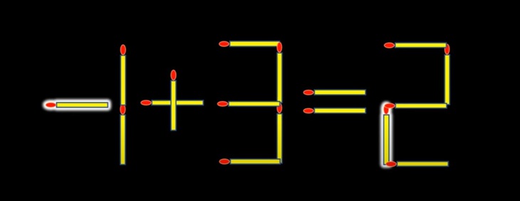 Thử tài IQ: Di chuyển hai que diêm để 7+3=3 thành phép tính đúng- Ảnh 2.