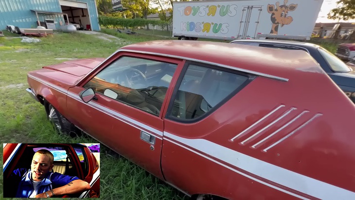 Chiếc AMC Gremlin được Eminem sử dụng trong Purple Pills - Ảnh: Reuters/magnacars Chiếc AMC Gremlin được Eminem sử dụng trong Purple Pills