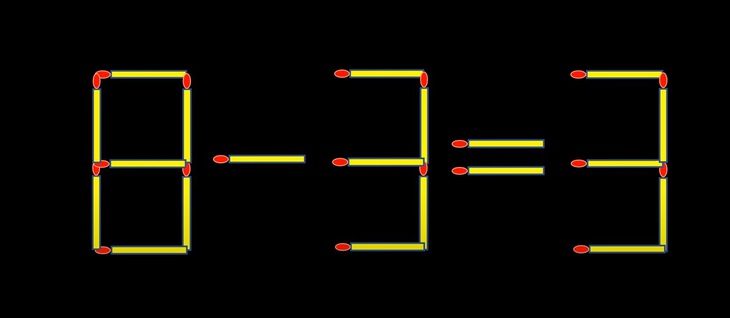 Thử tài IQ: Di chuyển một que diêm để 8+1=7 thành phép tính đúng- Ảnh 3.