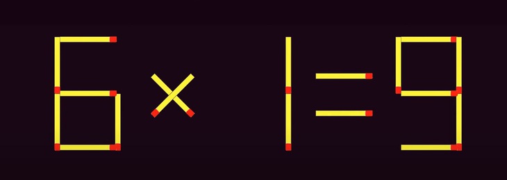 Thử tài IQ: Di chuyển hai que diêm để 9x4=0 thành phép tính đúng- Ảnh 5.