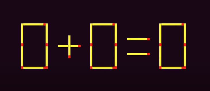 Thử tài IQ: Di chuyển hai que diêm để 6x2=6 thành phép tính đúng- Ảnh 5.