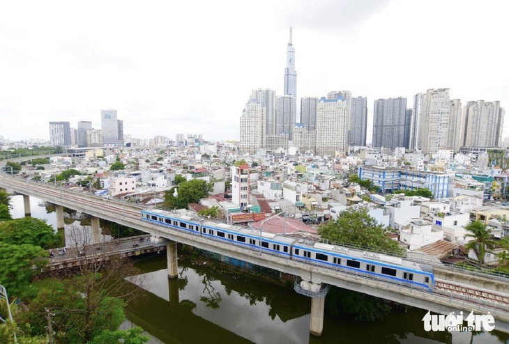 Tuyến metro số 1 Bến Thành - Suối Tiên - Ảnh: QUANG ĐỊNH