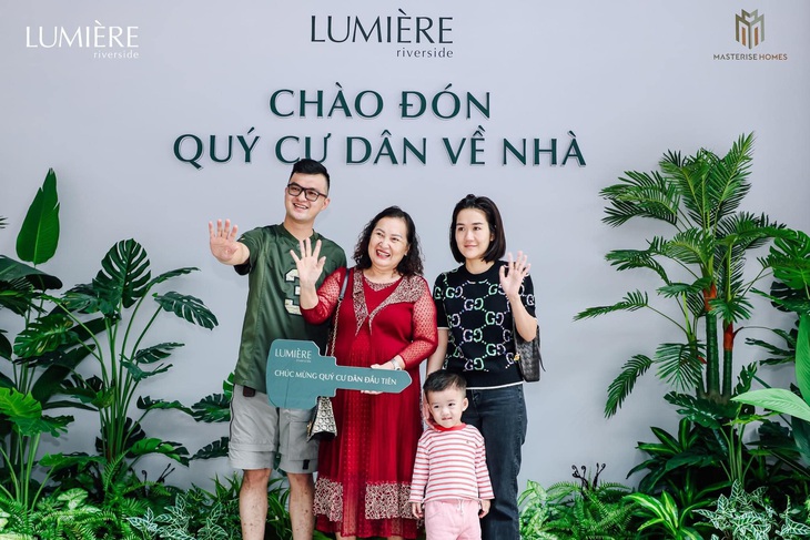 Hơn 1.000 căn hộ tại LUMIÈRE riverside vừa được bàn giao cho cư dân - Ảnh: MASTERISE HOMES