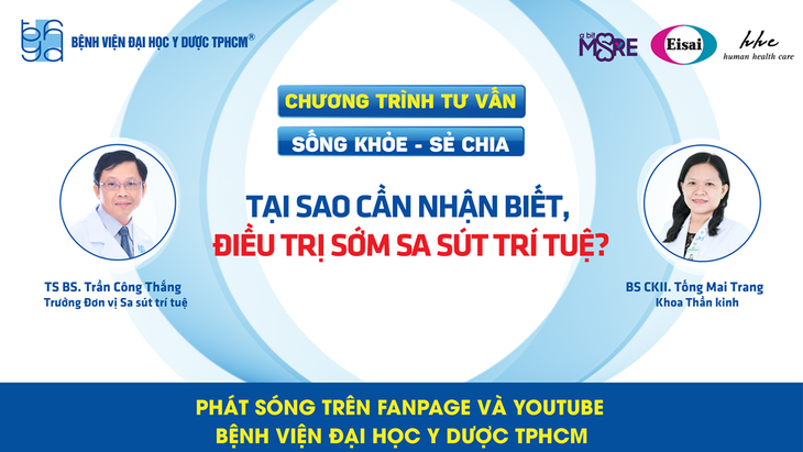 Chương trình tư vấn: Tại sao cần nhận biết, điều trị sớm sa sút trí tuệ?