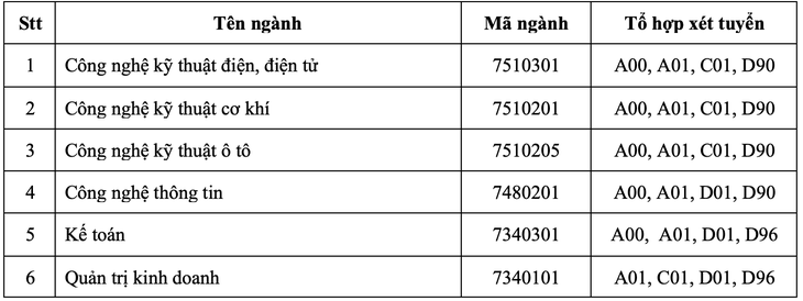 Trường đại học Công nghiệp TP.HCM dành 50% chỉ tiêu xét điểm thi tốt nghiệp THPT 2024- Ảnh 8.