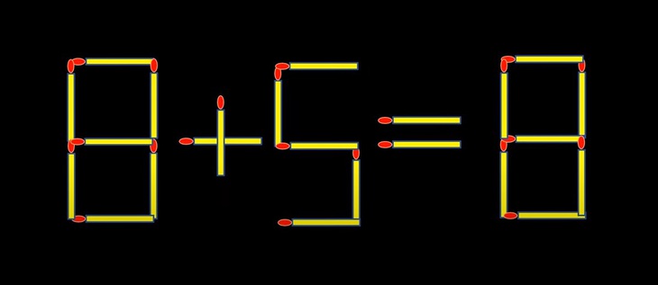 Thử tài IQ: Di chuyển hai que diêm để 7+3=3 thành phép tính đúng- Ảnh 5.