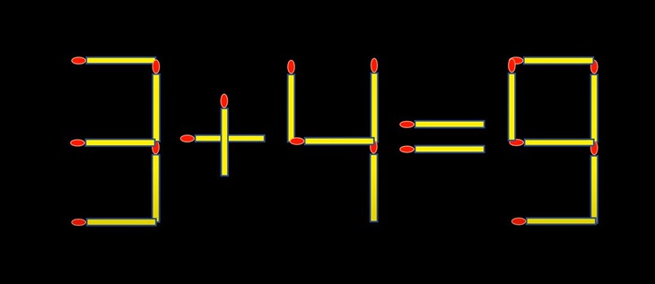 Thử tài IQ: Di chuyển hai que diêm để 8+7=3 thành phép tính đúng- Ảnh 3.