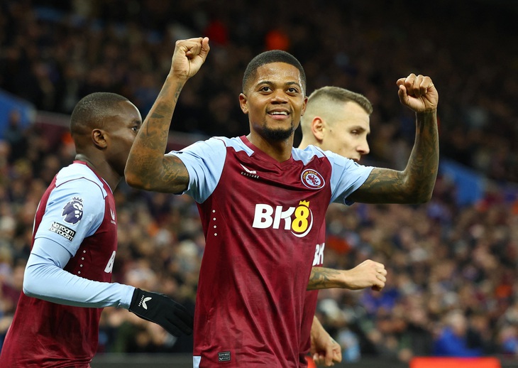 Aston Villa tạm chiếm vị trí thứ 2 trên bảng xếp hạng Premier League - Ảnh: REUTERS