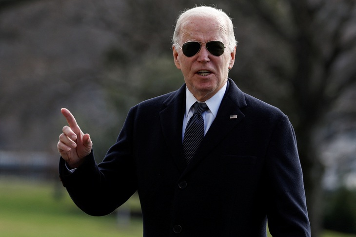 Tổng thống Mỹ Joe Biden - Ảnh: REUTERS