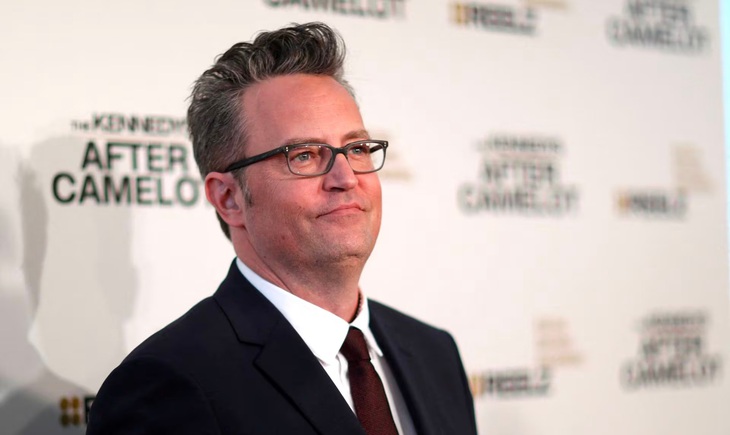 Matthew Perry tại buổi ra mắt phim truyền hình The Kennedys After Camelot ở Beverly Hills, California, Mỹ ngày 15-3-2017 - Ảnh: Reuters