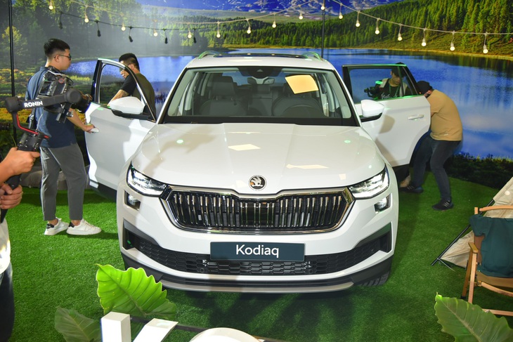 Skoda Kodiaq tại sự kiện ra mắt thị trường Việt Nam hồi tháng 9-2023 - Ảnh: HOÀNG DŨNG