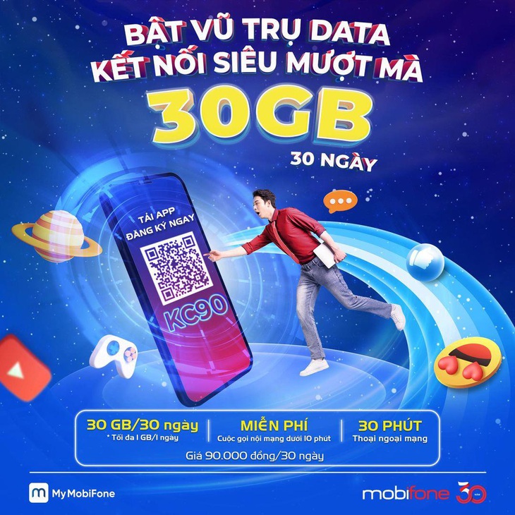 ‘Vũ trụ data’ của MobiFone: Vào mạng ‘tẹt ga’- Ảnh 1.