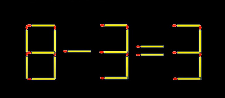 Thử tài IQ: Di chuyển một que diêm để 0-9=9 thành phép tính đúng- Ảnh 3.