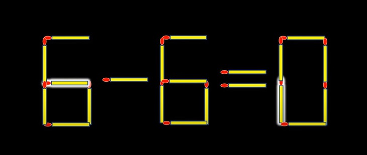 Thử tài IQ: Di chuyển một que diêm để 3-3=8+0 thành phép tính đúng- Ảnh 4.