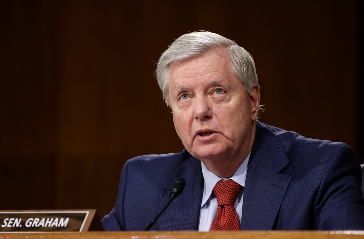 Thượng nghị sĩ Mỹ Lindsey Graham - Ảnh: REUTERS