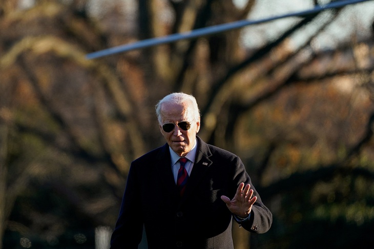 Tổng thống Mỹ Joe Biden - Ảnh: REUTERS