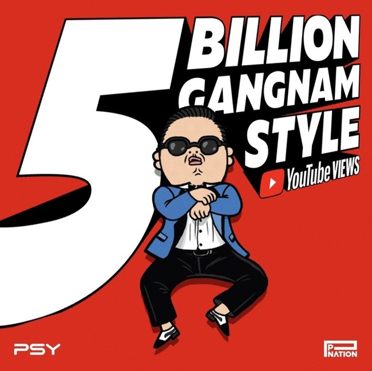 Gangnam Style của Psy trở thành MV K-pop đầu tiên đạt 5 tỉ lượt xem- Ảnh 1. ‘Gangnam Style’ của Psy trở thành MV K-pop đầu tiên đạt 5 tỉ lượt xem trên YouTube