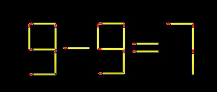 Thử tài IQ: Di chuyển một que diêm để 7-9=2 thành phép tính đúng- Ảnh 3.