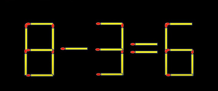 Thử tài IQ: Di chuyển một que diêm để 6-5+4=3 thành phép tính đúng- Ảnh 3.