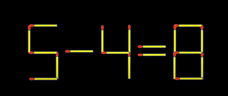 Thử tài IQ: Di chuyển một que diêm để 6-5+4=3 thành phép tính đúng- Ảnh 5.