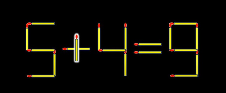 Thử tài IQ: Di chuyển một que diêm để 6-5+4=3 thành phép tính đúng- Ảnh 6.