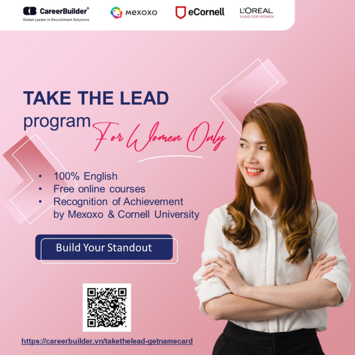 Đăng ký chương trình “Take the Lead” và nhận chứng nhận hoàn thành từ chương trình