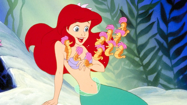 Nhân vật Nàng Tiên Cá trong phim The Little Mermaid. 