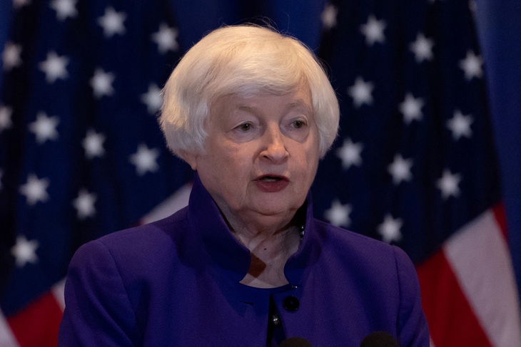 Bộ trưởng Tài chính Mỹ Janet Yellen - Ảnh: REUTERS