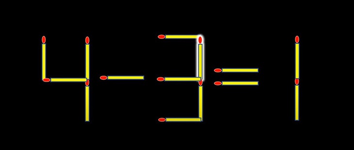 Thử tài IQ: Di chuyển một que diêm để 6+7=7 thành phép tính đúng- Ảnh 6.