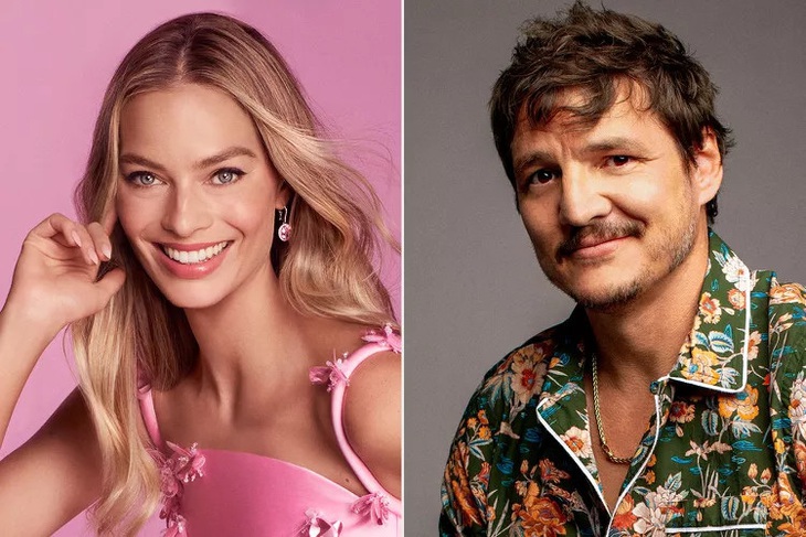 Margot Robbie (trái) và Pedro Pascal góp mặt trong danh sách 25 người hấp dẫn nhất năm 2023 - Ảnh: People