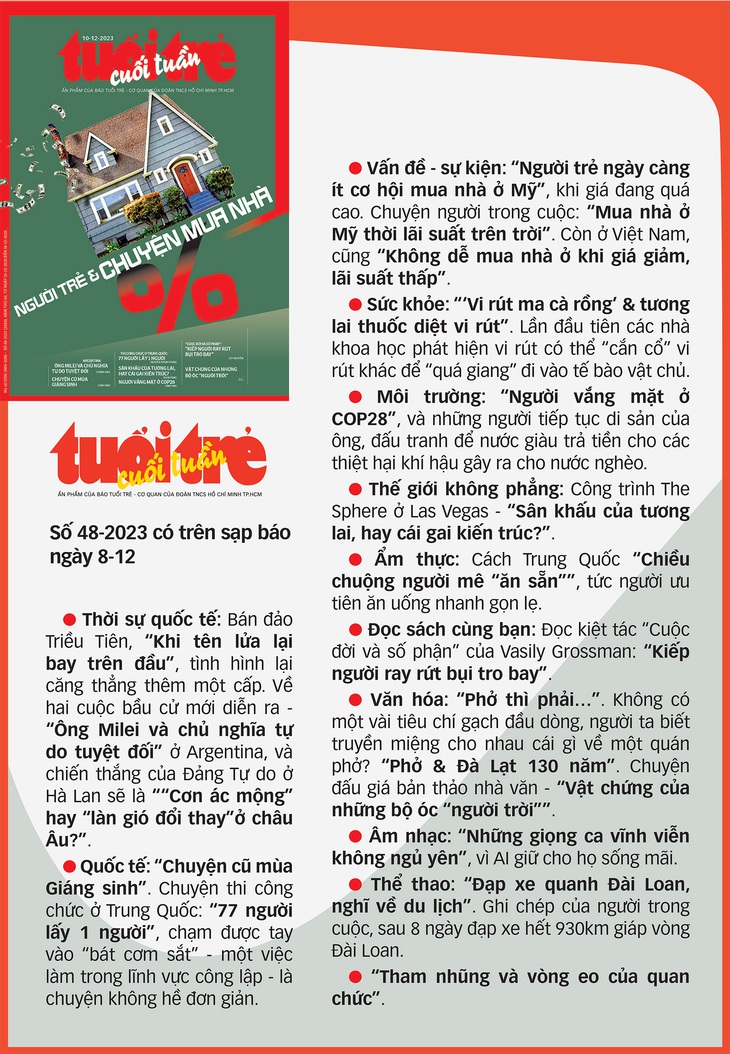 Tuổi Trẻ Cuối Tuần số 48-2023: 'Người trẻ & chuyện mua nhà'- Ảnh 2.