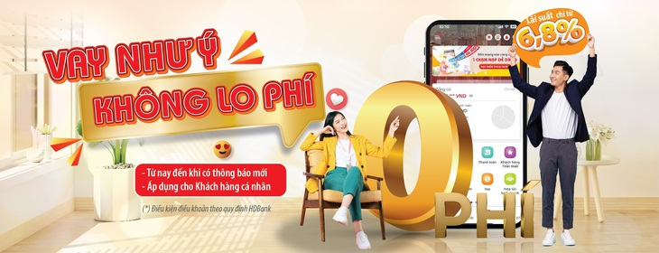 HDBank cho vay lãi suất chỉ 6,8%/năm mùa cao điểm cuối năm - Ảnh: HDB