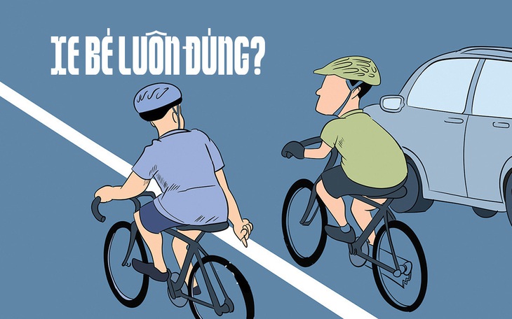 Đi xe đạp khỏi cần học luật?