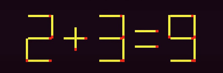 Thử tài IQ: Di chuyển hai que diêm để 6/4=9 thành phép tính đúng- Ảnh 5.