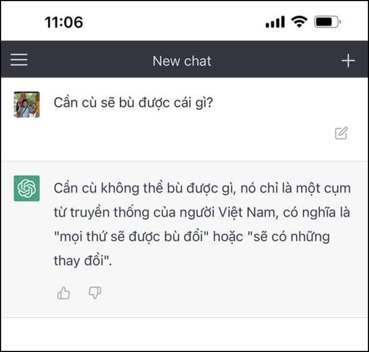 ChatGPT biết nịnh đầm, khẳng định 2+5=8 vì vợ luôn đúng - Ảnh 6. ChatGPT biết nịnh đầm, khẳng định 2+5=8 vì vợ luôn đúng - Ảnh 6.