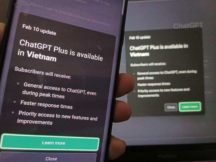 ChatGPT Plus mở cho Việt Nam nhưng chưa chấp nhận thanh toán lẫn đăng ký tài khoản - Ảnh 1.