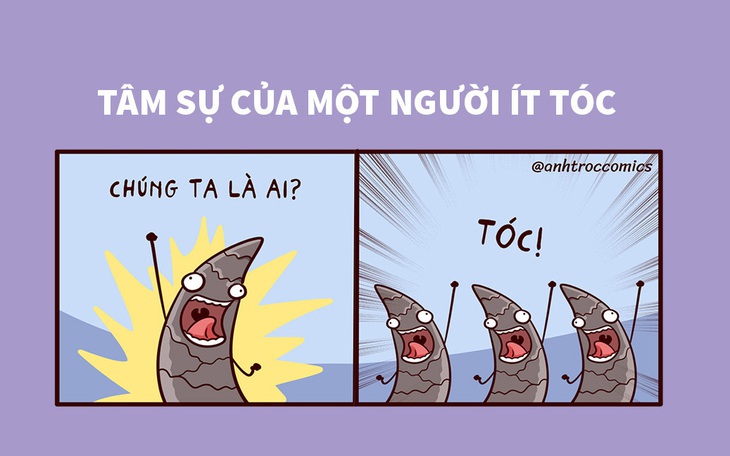 Tâm sự của một người ít tóc