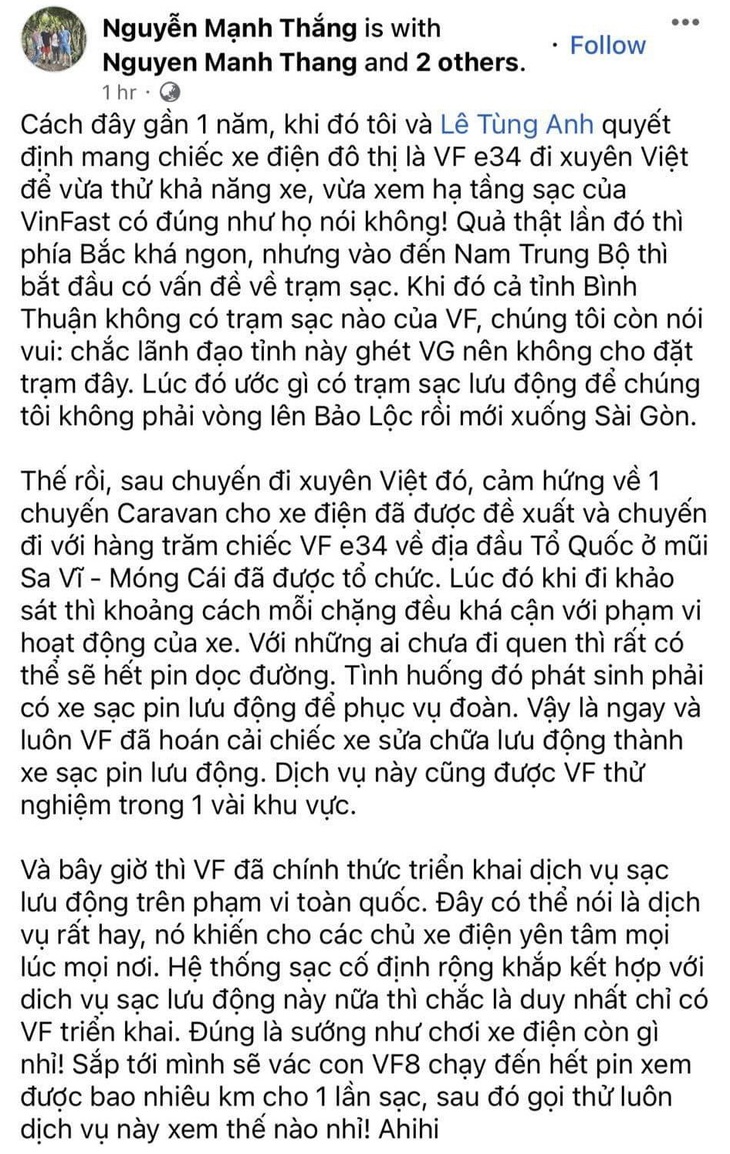 Trạm sạc lưu động của VinFast nhận được nhiều sự quan tâm - Ảnh 3.