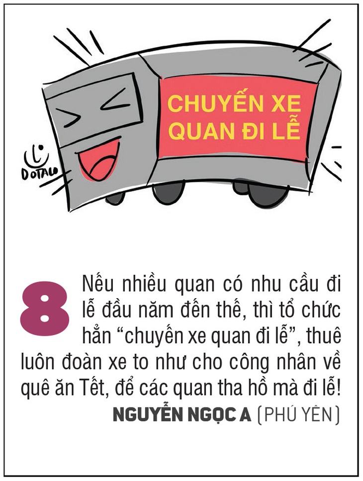 10 biện pháp vui để quan chức không dùng xe công đi lễ đầu năm - Ảnh 8.