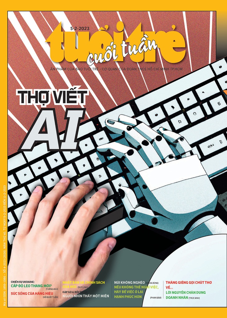 Tuổi Trẻ Cuối Tuần số 4-2023: Thợ viết AI - Ảnh 1.
