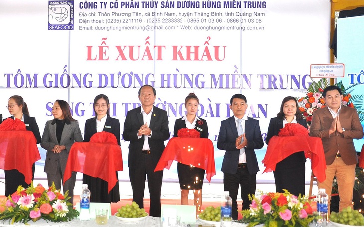 Doanh nghiệp Quảng Nam xuất khẩu lô hàng 2,5 triệu con tôm giống sang Đài Loan - Ảnh 2.