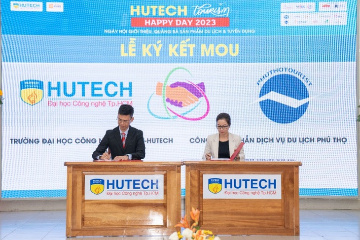 Hơn 30 doanh nghiệp cần tuyển 2.500 việc làm tại HUTECH Tourism Happy Day 2023 - Ảnh 4.